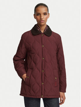 Hunter Hunter Átmeneti kabát HARW0027262 Bordó Regular Fit