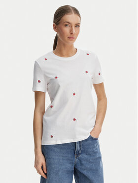 ONLY ONLY Camiseta Ketty 15288473 Blanco Regular Fit