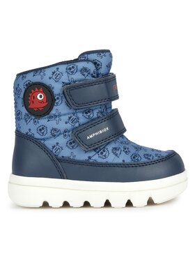 Geox Snehule Geox B Willaboom Boy B Ab B365BF 0MNBC C4327 M Modrá