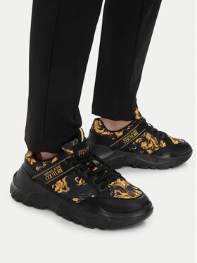 Versace Jeans Couture Снікерcи Versace Jeans Couture 79YA3SC2 ZSC85 G89 Чорний