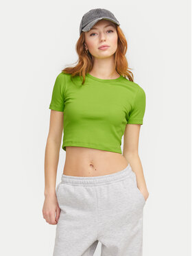 JJXX JJXX Футболка Florie 12217164 Зелений Slim Fit