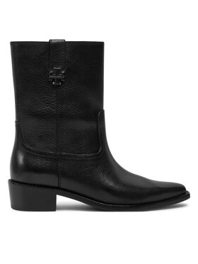 Tory Burch Kovbojská obuv Tory Burch City Western 155810 Černá