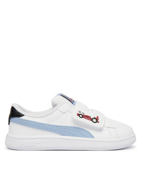Puma Снікерcи Puma Puma Smash 3.0 Racing Crew V 408386 01 Білий