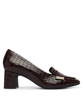 Clarks Décolleté Clarks Fernie Edge 26327185 Marrone scuro