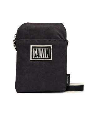 Calvin Klein Мъжка чантичка Calvin Klein Ssnl Graphic Reporter LV04D3627G Черен