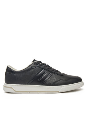 Calvin Klein Sneakersy Calvin Klein Low Top Lace Up Logo HM0HM01653 Čierna