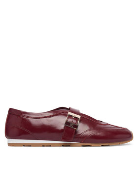 Tommy Hilfiger Ballerinas Tommy Hilfiger Bella Ballet Mary Jane FW0FW09416 Dunkelrot