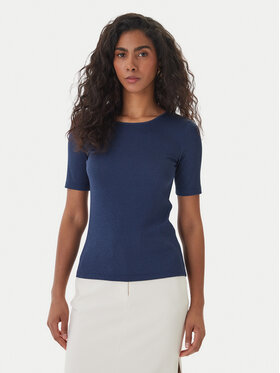 Fracomina Fracomina Camiseta FS26ST7008K420Q7 Azul marino Slim Fit
