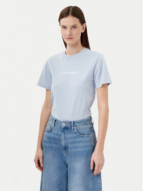 Calvin Klein Calvin Klein Majica Hero Logo K20K205448 Modra Regular Fit