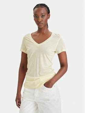 Guess Guess Футболка W5GP31 KCSX2 Жовтий Classic Fit