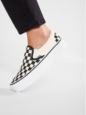 Vans Sneakers aus Stoff Vans Classic Slip-On P VN00018EBWW Weiß
