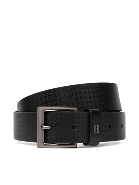 Tommy Hilfiger Curea Tommy Hilfiger Th Soho Flag Aop 3.5 AM0AM14179 Negru