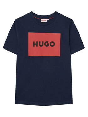 HUGO HUGO Camiseta G00572 D Azul marino Regular Fit