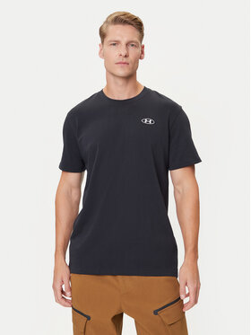 Under Armour Under Armour Футболка Ua Hw Lc Patch Ss 1382902-001 Чорний Loose Fit
