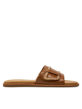 Clarks Шльопанці Clarks Maritime Mule 26176402 Коричневий