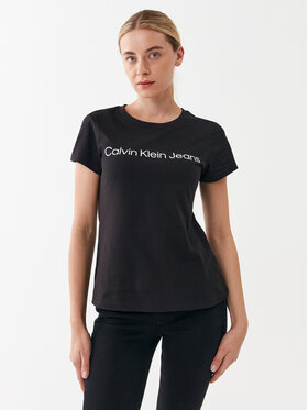 Calvin Klein Jeans Calvin Klein Jeans T-shirt J20J220253 Crna Slim Fit