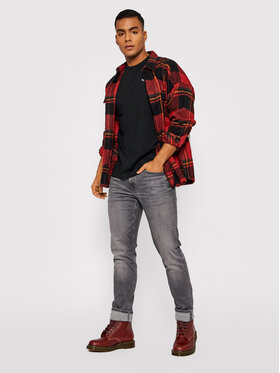 Pepe Jeans Pepe Jeans Футболка Original Basic 3 N PM508212 Чорний Slim Fit