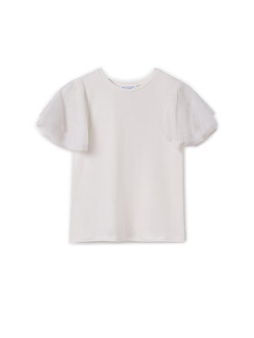 Mayoral Mayoral T-shirt 6022 Écru Regular Fit
