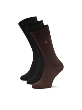 GINO ROSSI Dlhé ponožky Gino Rossi CEO_AS_GR_01_W_AW25 (3-pack). Čierna