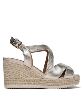 Geox Espadrilky Geox D Ponza D35GVC000CFC2012 Zlatá