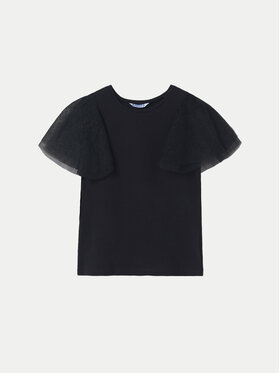 Mayoral Mayoral Majica 6022 Črna Regular Fit
