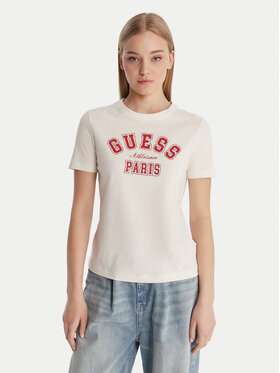 Guess Guess Camiseta V6RI15 J1314 Blanco Regular Fit