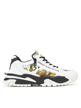 Versace Jeans Couture Sneakersy Versace Jeans Couture 78YA3SI5 Biela
