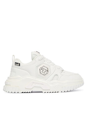 PHILIPP PLEIN Sneakersy PHILIPP PLEIN New Predator FAES USC0837 PTE003N Biały
