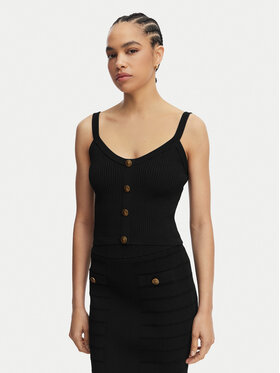 Guess Guess Топ W5YR10 Z0130 Чорний Regular Fit