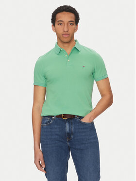 Tommy Hilfiger Tommy Hilfiger Polo 1985 MW0MW17771 Zelena Slim Fit