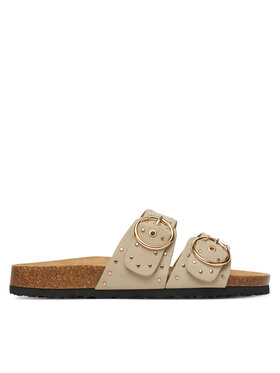 ONLY Shoes Шльопанці ONLY Shoes Onlmaxi-15 Pu Studs Buckle 15341190 Écru
