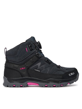 CMP Trekingová obuv CMP Kiruna Mid FitGo Fleece Wp 3Q57894J Čierna