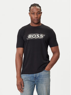 BOSS BOSS Camiseta Te_Wheel 50546381 Negro Regular Fit