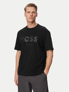 BOSS BOSS Camiseta Ts Member Logo 50559854 Negro Relaxed Fit