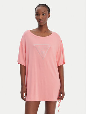 Guess Guess Футболка E4GI00 K68D2 Рожевий Oversize