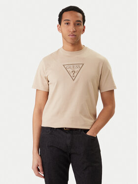 Guess Guess Футболка M6RI23 K8FQ4 Бежевий Regular Fit