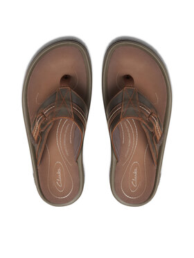 Clarks В'єтнамки Clarks Wesley Sun 26176987 Коричневий