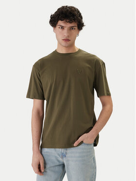 Guess Guess Футболка F6GI11 K8HM4 Хакі Regular Fit