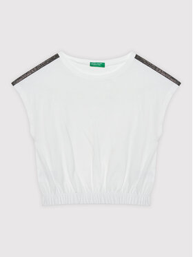United Colors Of Benetton United Colors Of Benetton Футболка 3I1XC102T Білий Regular Fit