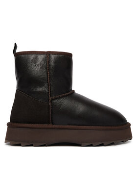 EMU Australia Snehule EMU Australia Sharky Mini Town Flatform W13340 Tmavo hnedá