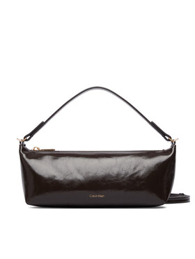 Calvin Klein Torbica Calvin Klein Foil Logo Glossy Conv Bag LV04F3738G Smeđa