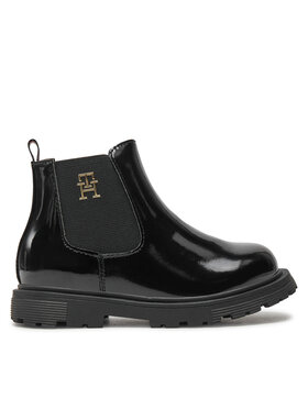 Tommy Hilfiger Īsie zābaki Tommy Hilfiger Chelsea Boot T1A5-33563-0343 M Melns