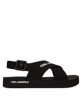 KARL LAGERFELD Босоніжки KARL LAGERFELD Atlantik KL70526 Чорний