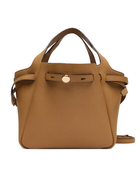 Tory Burch Kabelka Tory Burch Romy Satchel 164866 Hnědá