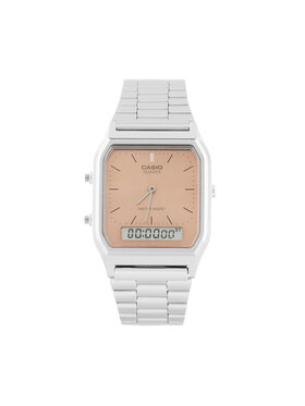 Casio Годинник Casio Vintage AQ-230A-4AMQYES Срібний