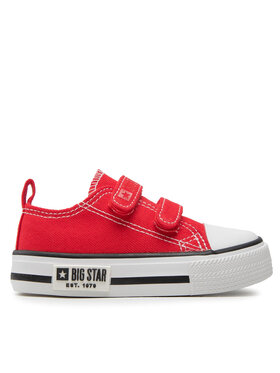 Big Star Shoes Кецове Big Star Shoes KK374082 Червен