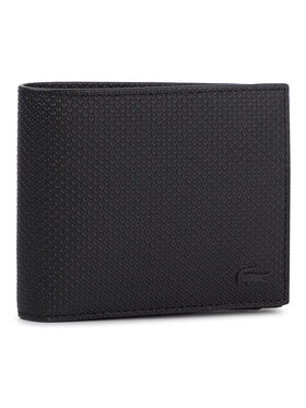 Lacoste Portfel Lacoste Billfold Zip Case NH2826CE Czarny