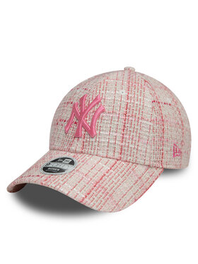 New Era Kšiltovka New Era New York Yankees Tweed 9Forty 60595382 Růžová