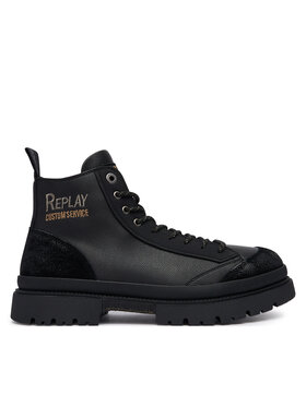 REPLAY Trapper stila apavi REPLAY GMC1G.000.C000DL Melns