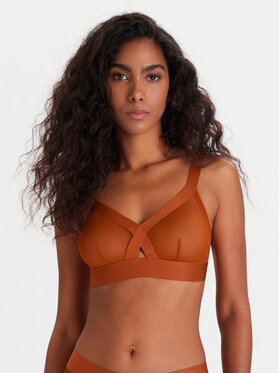 DKNY DKNY Бюстгралтер без кісточок DK4084 Коричневий
